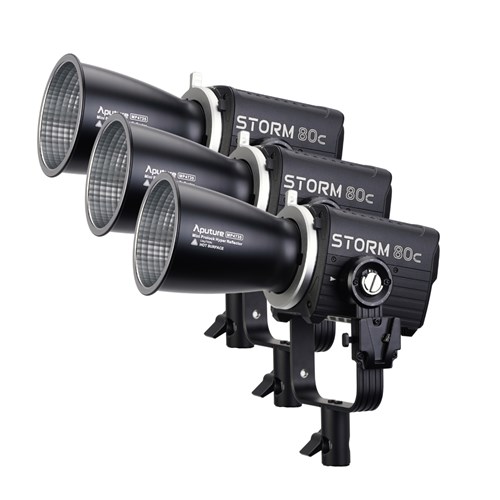 APUTURE STORM 80C Kit Triplo